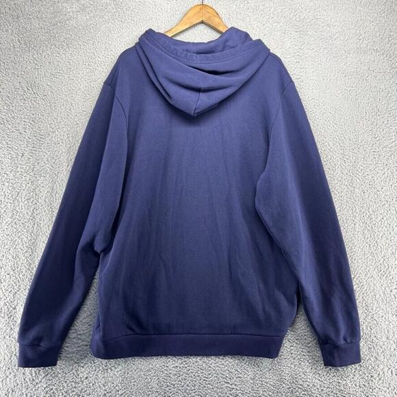 Under Armour Sweatshirt Men's 2XL Blue Hoodie Loose Pullover 96 Pocket Jumper - Picture 9 of 11